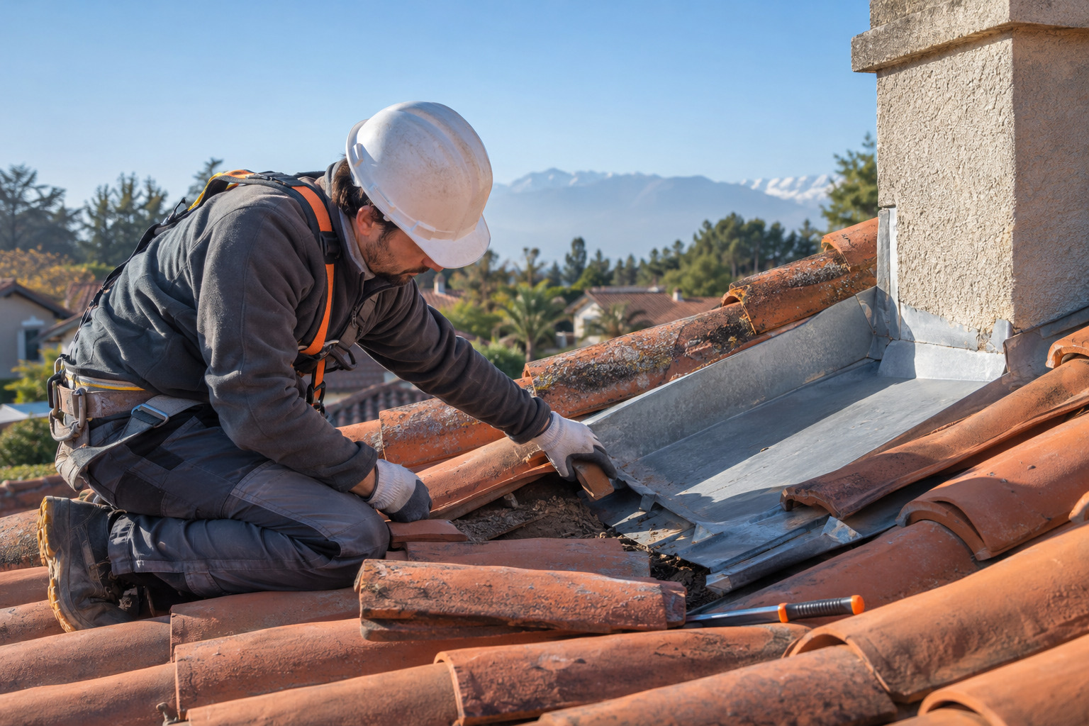Reparación de goteras en techo